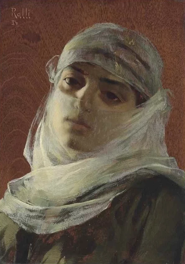 Theodoros Rallis - Un'odalisca, 1884
